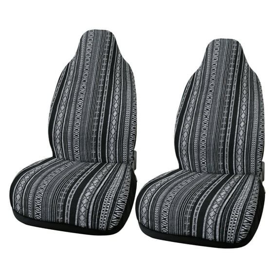 Unique Bargains Universal Black Baja Blanket Bucket Auto Front Seat Cover 2 Pcs