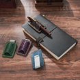 thumbnail image 4 of Leather Pen Clip Holder Single Hole Pen Clip Holder Notebook Pen Holder with Pocket Clip for Journal Notebook Planner red, 4 of 4