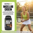thumbnail image 4 of NutraBio Micellar Casein Protein Powder, 2 lbs, Dutch Chocolate, 4 of 9