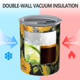 thumbnail image 2 of 12oz Coffee Tumblers Black Sunflower Stainless Steel Vacuum Insulated Travel Tumbler Coffee Cups Mug with Lid and Straw with Cleaning Brush for Cold & Hot Drinks, 2 of 5