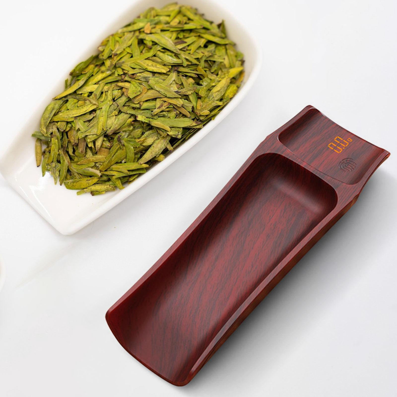 Fiocias Digital Scale Grams Coffee Weighing Scale Loose Leaf Spoon Measuring Scale Scale Red