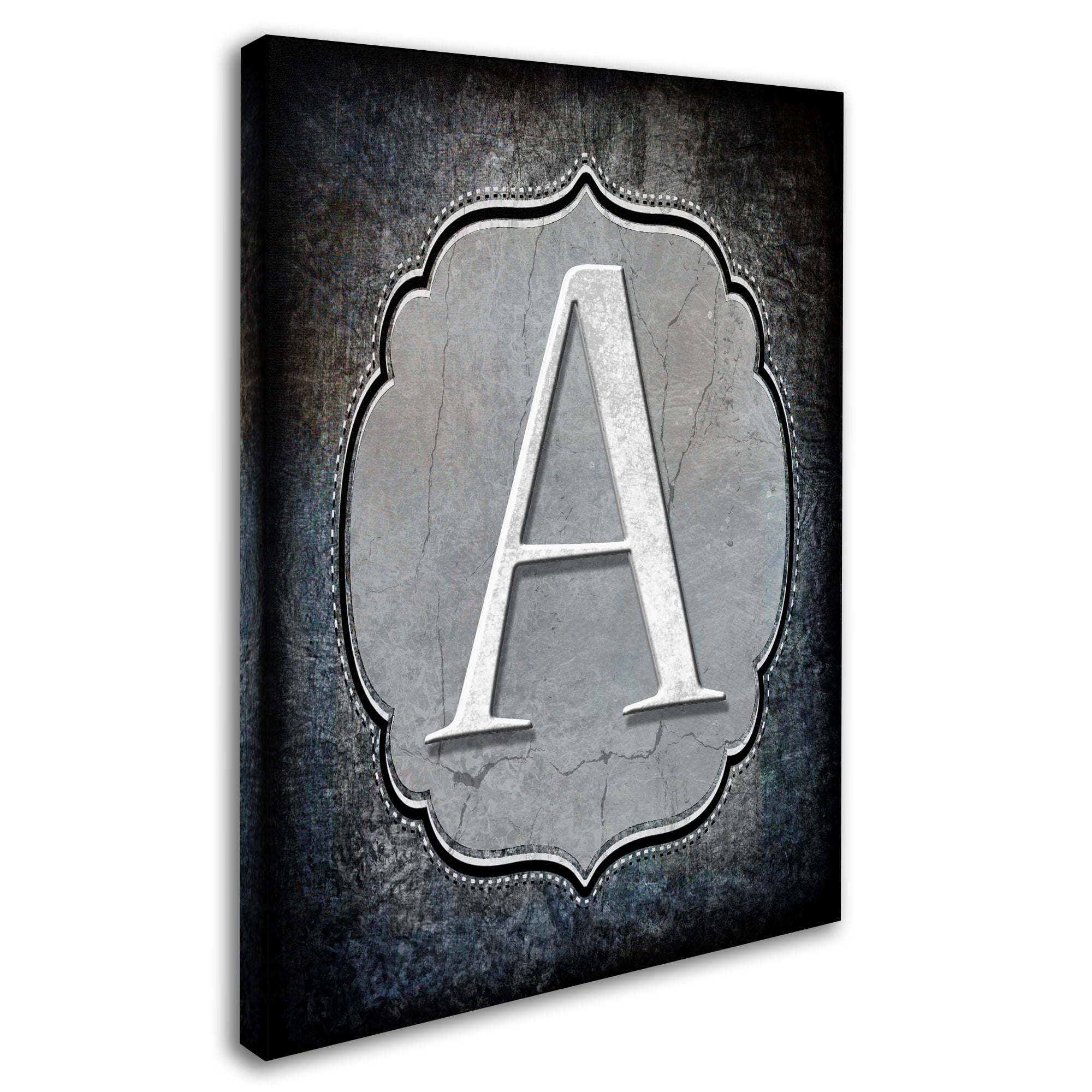 Trademark Fine Art 'Letter A' Canvas Art by LightBoxJournal