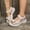 Light Grey, variant on Daolelai Women's Summer New Large Size Thick Sole European and American Sandals
