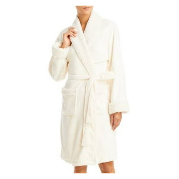 HUDSON PARK COLLECTION Intimates Beige Pocketed Robe LXL