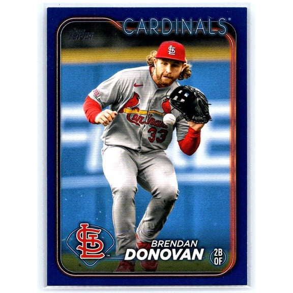 2024 Topps Royal Blue #7 Brendan Donovan St Louis Cardinals Baseball Card