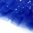 thumbnail image 5 of JGGSPWM Womens Tulle Tutu Mini Skirt Elastic Waist Pleated Gauze Short Dancing Skirts Blue One Size, 5 of 5