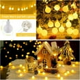 thumbnail image 2 of 80 LED Connectable Globe String Lights Indoor Bedroom, 33ft Warm White Christmas Lights,  Hanging Fairy Lights for Decor(Battery not Included), 2 of 7