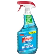 Windex Glass, Window, and Mirror Cleaner, Original Blue, Spray Bottle, 32 fl oz.