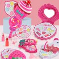 thumbnail image 4 of Juguetes de maquillaje de princesa de simulación para niñas, casa de juegos, cosméticos para niños, lápiz labial, sombra de ojos, juego de cosplay para fiestas infantiles, 4 of 5