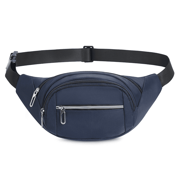 Bolso bandolera de pecho informal para exteriores, ligero, multiusos, con bolsillos para teléfono móvil, para hombres y mujeres