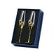 thumbnail image 1 of Juego de copas de champán con diamantes de imitación "Diamond Creative Premium Champagne Gift Red" dorado, 1 of 9
