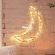 thumbnail image 2 of Guirnalda de luces LED de metal con forma de corazón y luna de 30 cm, guirnalda de luces de pared con pilas para bodas, fiestas y decoración del hogar, 2 of 5