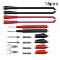 thumbnail image 3 of 16-Piece Multimeter Test Leads Probe Voltmeter Alligator Cable Clip Kit, 3 of 4