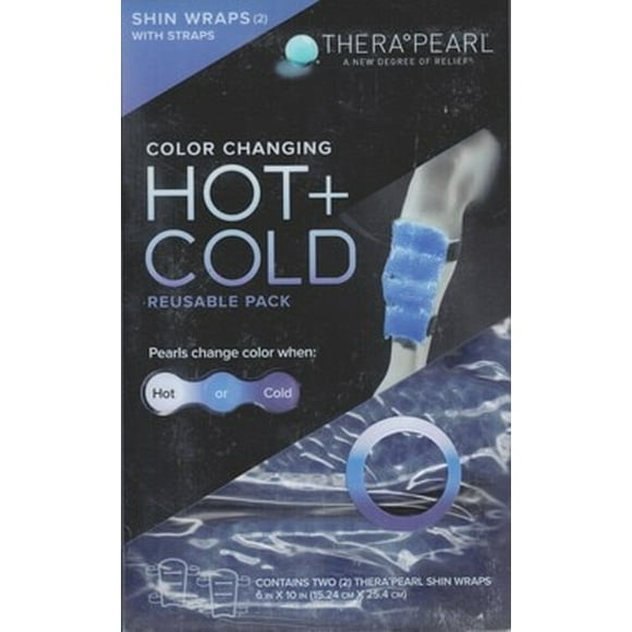 Therapearl Color Changing Hot &amp; Cold Therapy Shin Wrap TP-14074 [2 pack]