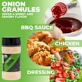 thumbnail image 4 of FreshJax Organic Onion Granules (5.8 oz Large Bottle) Certified Organic, Non GMO, Gluten Free, Keto, Paleo, No Preservatives Granulated Onion | Handcrafted in Jacksonville, Florida, 4 of 9
