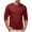 Wine, variant on Smsaxvxz Men's 3/4 Sleeve Shirts Lightweight Crew Neck Pocket T-shirts Moisture Wicking Soft Comfort Casual Fall Tops Brown 3XL