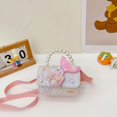 thumbnail image 4 of Girls Messenger Kids Pearl Shoulder Handbag Cute Lace Bow Crossbody Purse, 4 of 5