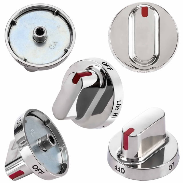 QJUHUNG 5 Pcs Bouton de Commande pour Réchaud à Gaz pour Four à Gamme Samsung DG64-00472A