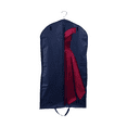 thumbnail image 2 of 45'' Breathable Navy (Gussted) PP Non Woven Garment Bag - 1 Count - Basic LTD, 2 of 6