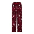 thumbnail image 3 of GLOBAL Cotton Flannel 2 Pack Women's Pajama Pants Sleepwear Sleep Pants,S-3XL, 3 of 4