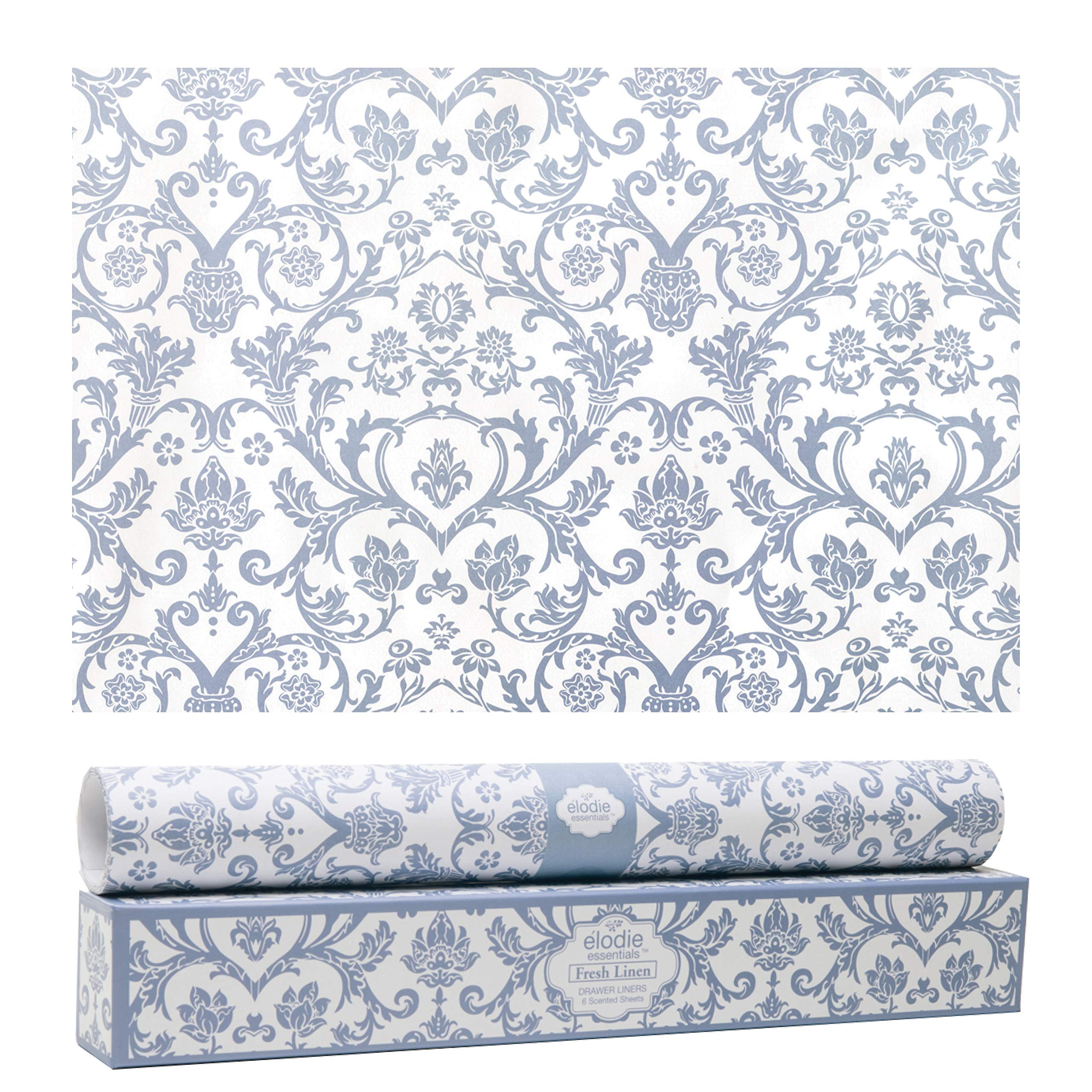 Elodie Essentials Scented Drawer Liners Royal Damask Fresh Linen