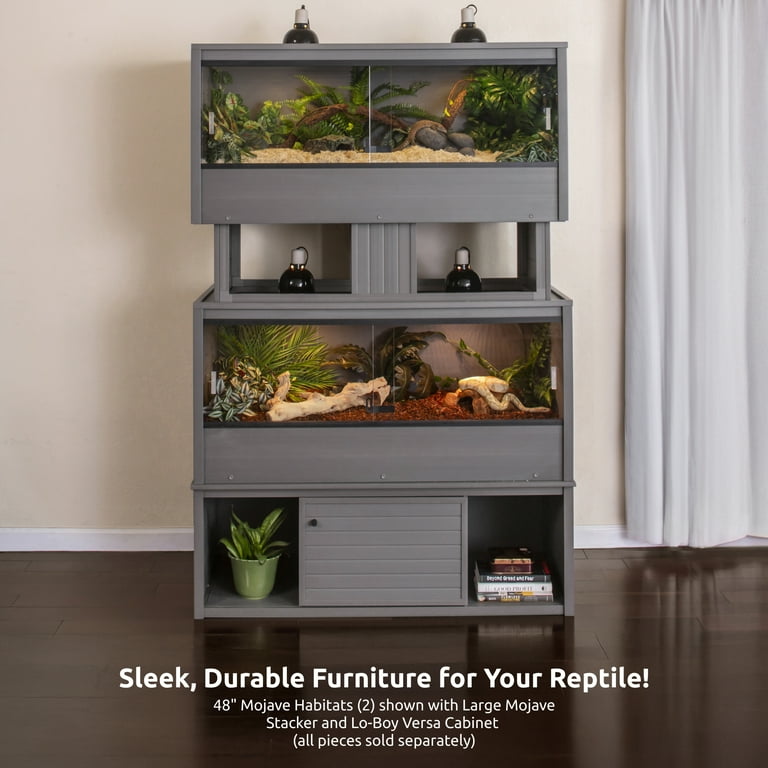 New Age Pet ECOFLEX 48-Inch Versa Stand, Grey, Storage for Pet