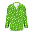 thumbnail image 6 of ALLLIST Men's Pajamas Set Collared Sleepwear Green Long Sleeve Tops & Bottom Pjs Sets Stars Above Pajamas Men S-3XL, 6 of 6