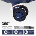thumbnail image 6 of 20in Hardside Luggage with USB Port, Carry on Suitcase with Spinner Wheels and Built-in TSA Lock, Airline Approved, Navy Blue, 6 of 10