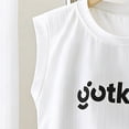 thumbnail image 5 of ATOGUTA Vacation Clothes for Boy Sleeveless Tank Top and Elastic Waist Pants Size 1T-8 Kids Summer Track Suits Black, 5 of 6
