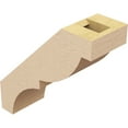 thumbnail image 5 of Ekena Millwork 3"W x 8"D x 8"H Valencia Rough Cedar Woodgrain TimberThane Knee Brace, Primed, 5 of 6