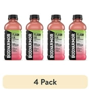 (4 pack) BODYARMOR Flash I.V. Strawberry Kiwi Electrolyte Sports Drink Bottle, 20 fl oz