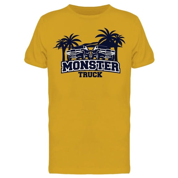 Monster Truck And Palms T-Shirt Men -Image by Shutterstock, Male x-Large