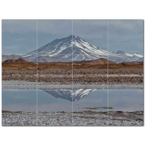Mountain Ceramic Tile Mural Kitchen Backsplash Bathroom Shower 401082-M43