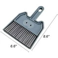thumbnail image 2 of Dustpan and Brush Set, Multi-Functional Cleaning Tool/Mini Sweeper with Hand Broom Brush, Cute Dust Pan for Home Kitchen Bathroom Desk Keyboard Car Pet Sweeping Dusting (Blue), 2 of 7