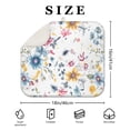 thumbnail image 4 of Pioneer Flower Floral Print Pattern Dish Drying Mat for Kitchen 1 Pack, Ultra Absorbent Microfiber Dishes Drainer Mats,16"x18", 4 of 6