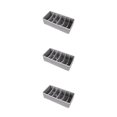 thumbnail image 3 of Yuarrent Cajón Organizador de ropa interior Armario Cajón Sujetador Bragas Caja de soporte de almacenamiento de tela no tejida, gris, 6 rejillas, Type1 NO1 Yuarrent CBP146818, 3 of 6