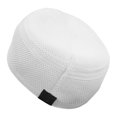 thumbnail image 1 of Islamic Beanie Cap Cotton Muslim Prayer Cap for Religious Use White Hat, 1 of 5