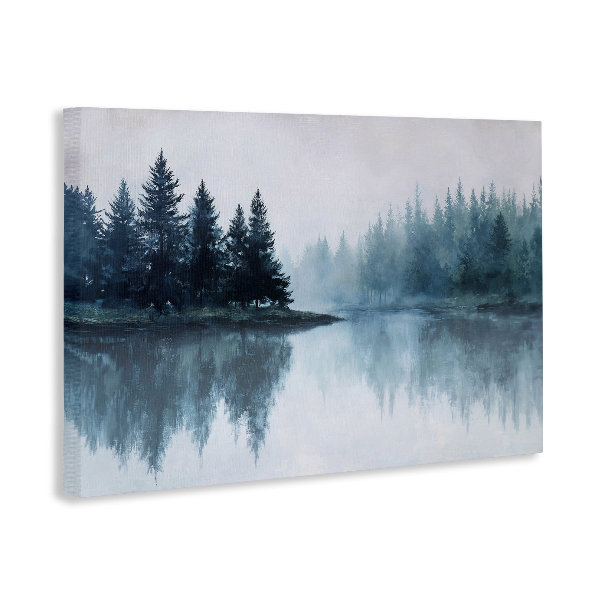 Stupell Industries Indigo Tree Reflections Canvas Wall Art, design by Jacky Ngan