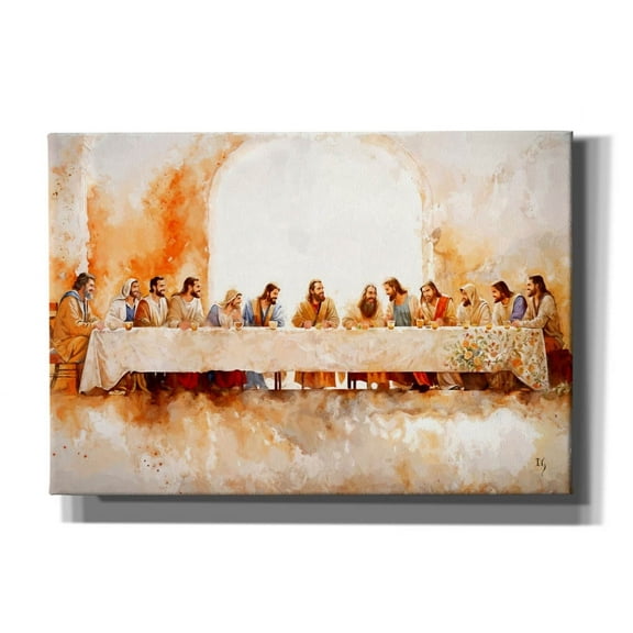 Epic Graffiti 'The Last Supper' by Ivan Guaderrama Canvas Wall Art, 26" x 18"