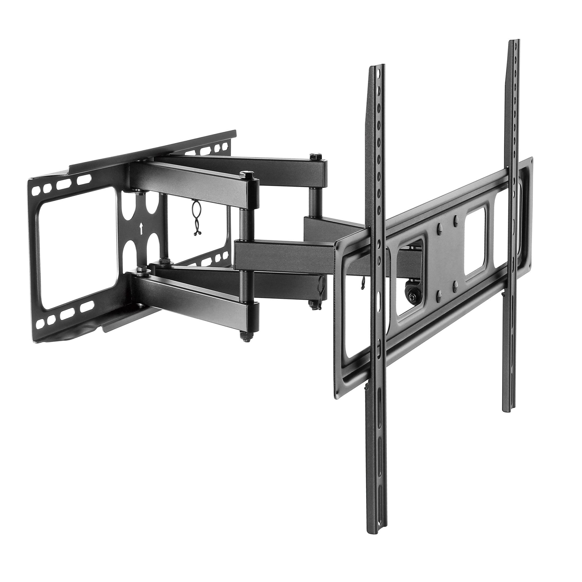 Emerald Full Motion TV Wall Mount Kit for 32-85” TVs, Swivel TV Mount with 20’ LED Cable and Universal Remote Control