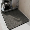thumbnail image 3 of Coffee Bar Mat Accessories for Countertop Absorbent Hide Stain Rubber Backed Dish Drying Mats for Kitchen Counter Draining Pad Decor Gift Fit Under Coffee Maker Coffee Pot Espresso Machine (24x18in), 3 of 5