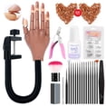 thumbnail image 1 of SAVILAND Nail Practice Hand for Acrylic Nails, Flexible Moveable Fake Manicure Trainng Hand Nail Kit for Beginners with Nail Tips, Nail Clipper, Nail Art Brushes, Nail Files, Hom, 1 of 6