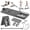 Gray, variant on VENTOPYR 5-in-1 Foldable Pilates Board Kit,Multi-Purpose Pilates Reformer Board for Home