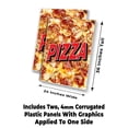 thumbnail image 2 of Pizza (24" X 36") 4mm Corrugated Plastic Panel, Graphics Applied To 1 Side (Pk of 2), 2 of 4