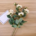 thumbnail image 2 of 7 Unids / set Flores Artificiales Ramas Artificiales de Navidad Plantas de Follaje Artificial Natural Hojas Flor Puerta Frontal, 2 of 8