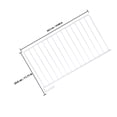 thumbnail image 2 of HEANUJJ Closet Divider White Iron Material Shelf Separator for Efficient Home Storage, 2 of 8