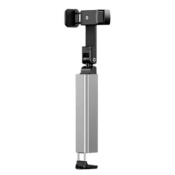 Airplane Phone Holder Travel Essentials Flexible Rotation HandFree Mount Seat Smartphone Stand Silver