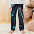 thumbnail image 2 of Demon Slayer Muichiro Tokito Pajama Pants Long Sleep Pants Soft Elastic Waist PJ Bottoms Lounge Pants, 2 of 7