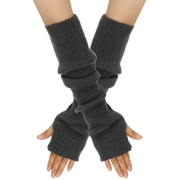 Arm Warmers Arm Sleeves Long Fingerless Gloves Winter Outdoor Warm Arm Gloves for Women