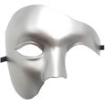 thumbnail image 1 of Máscara de mascarada vintage El fantasma de la ópera, disfraz de media cara con un solo ojo, 1 of 4